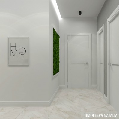 Дизайн 2 ком.квартиры 64 кв.м г.Хабаровск